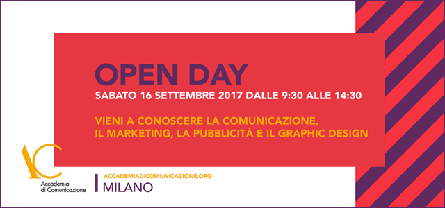 Open day Sabato 16 settembre 2017
