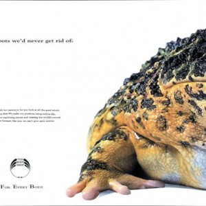 Campagna per The Body Shop realizzata dagli studenti dei Corsi di Art Direction e Copywriting e premiata con una Commendation al D&AD del 1993.