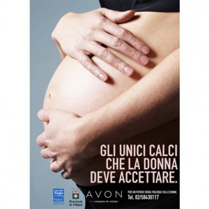 Campagna stampa di sensibilizzazione contro la violenza sulle donne realizzata per l'Associazione Cerchi d'Acqua.