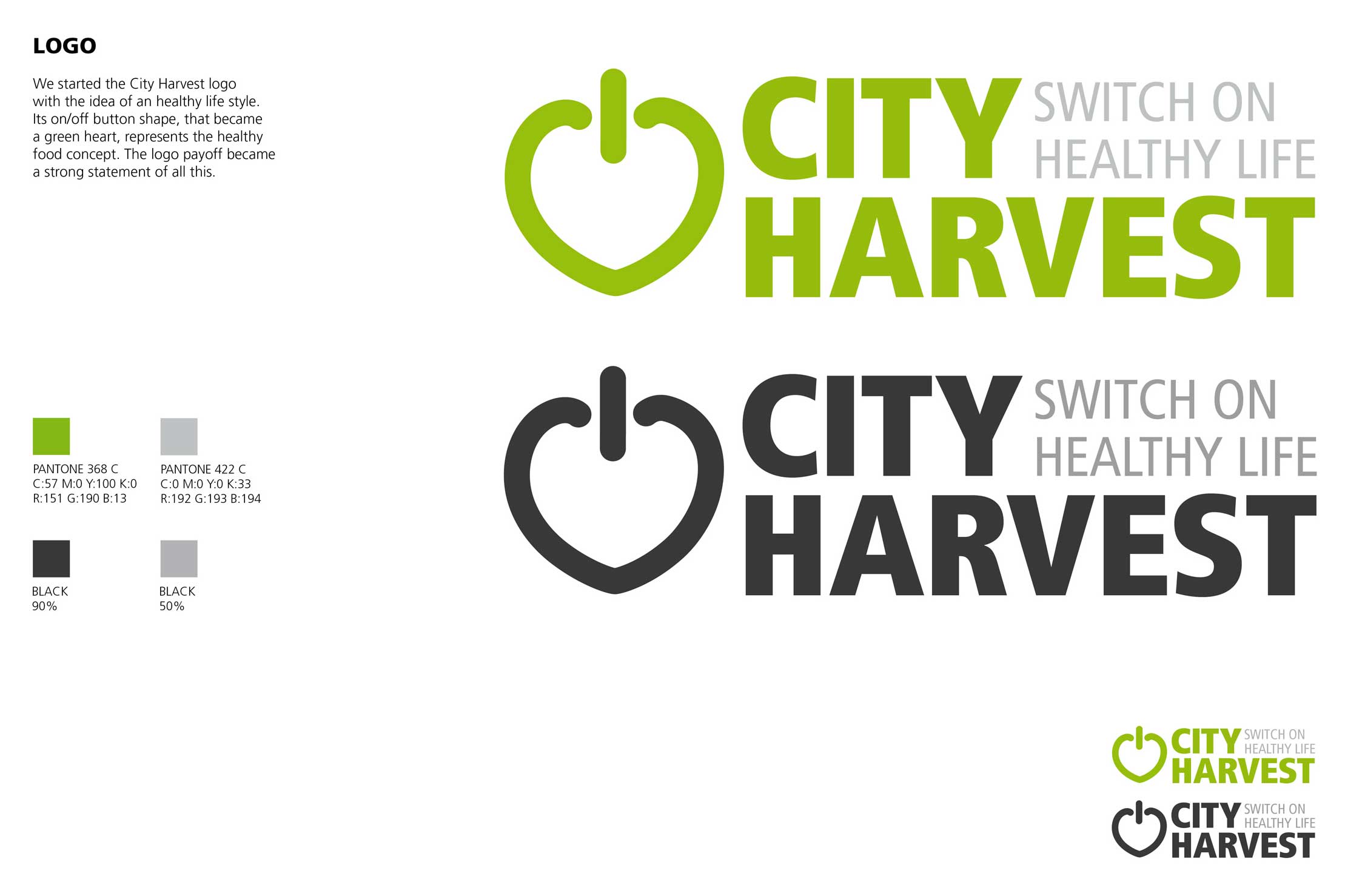 One Show Young Ones College competition: Attestato di Merito al progetto di Brand Identity realizzato per The City Harvest.