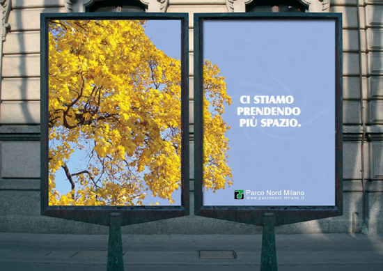 1°Premio alla campagna per il rilancio di Parco Nord realizzata dagli studenti di Art Direction e Copywriting. Concorso promosso dal Comune di Milano e ADCI