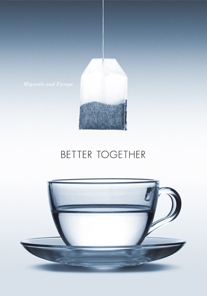 Migrants in Europe: "Better Together" il primo premio Sezione Manifesto.