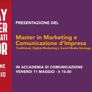 Presentazione Master Marketing D-day Master Asfor seconda edizione 11 maggio 2018