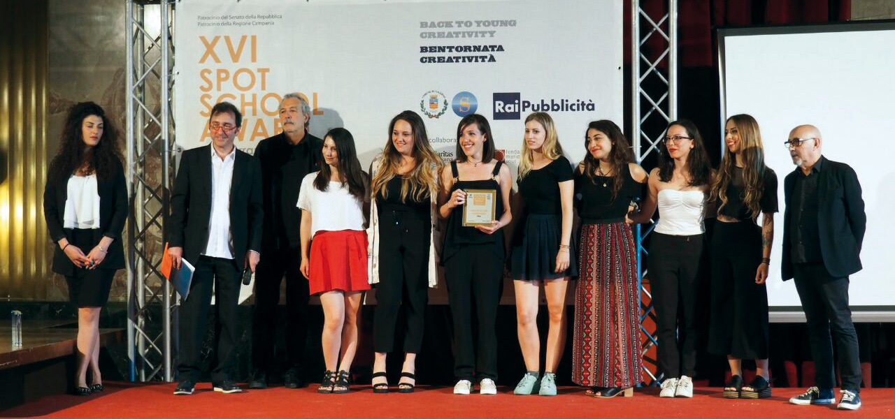 Foto premiazione Spot School Award XVI edizione