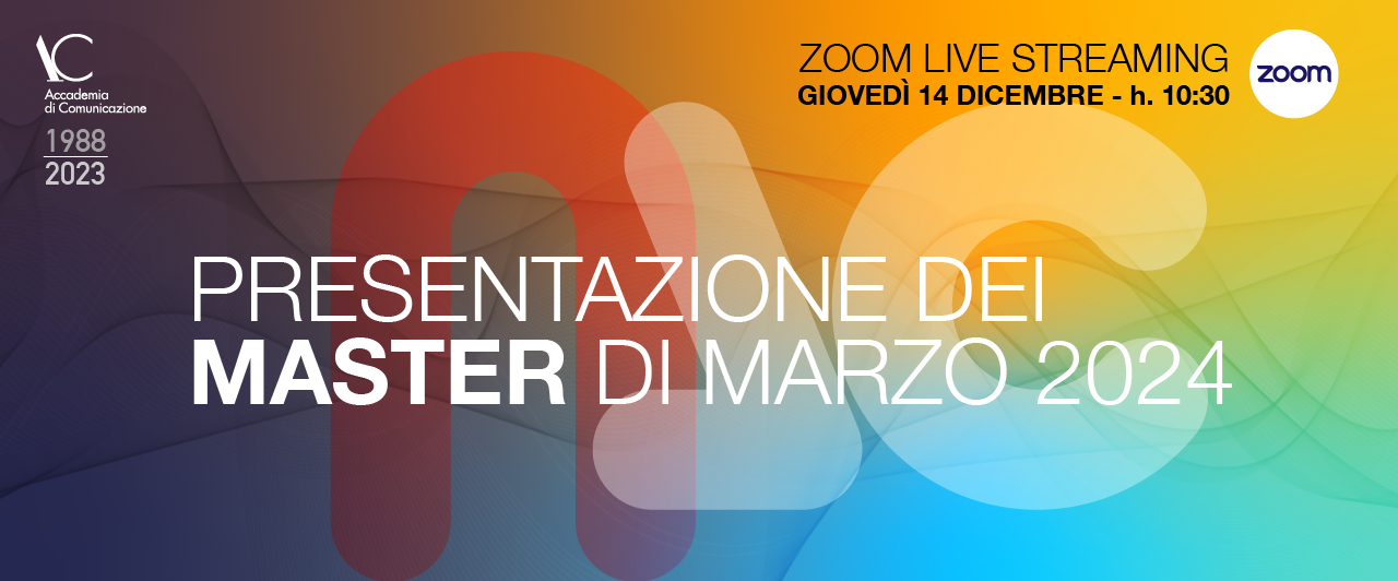 Presentazione dei Master in partenza a marzo 2024